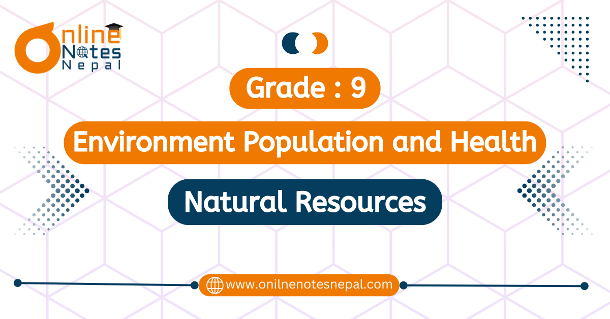 Unit 4: Natural Resources in grade 9